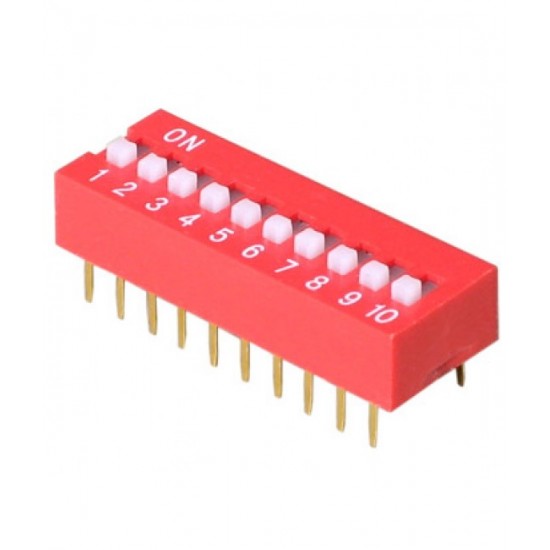 DIP Slide Switch 10 PIN 